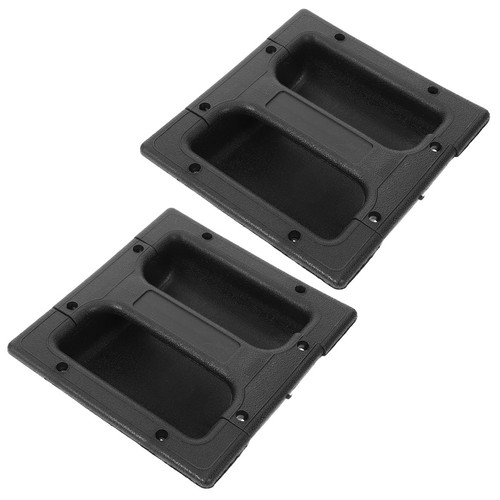 Black plastic speaker bucket - plastic,