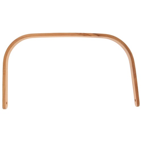 Beige wooden bucket handle - beige,