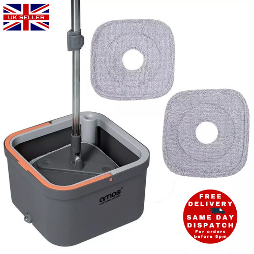 Amos spin mop bucket set - spin, with