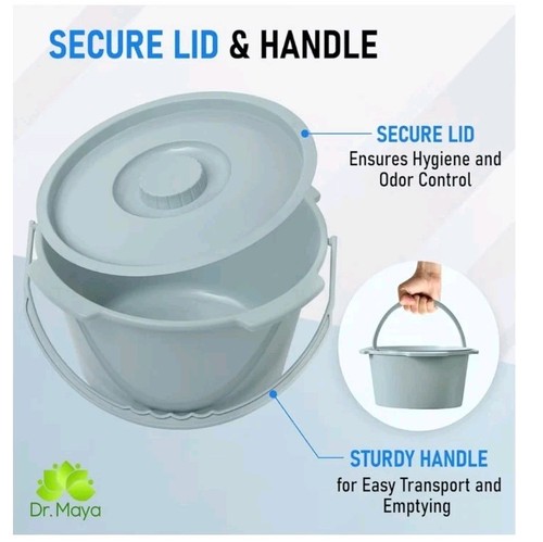 Comode replacement bucket with - comode,