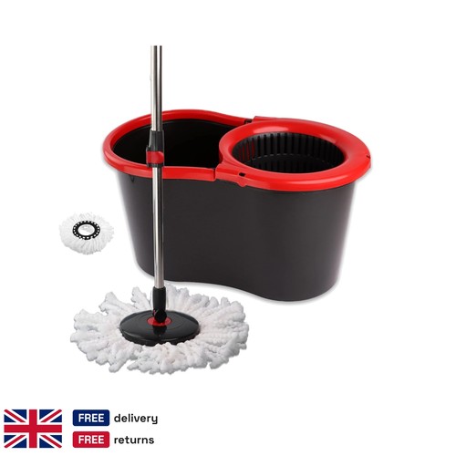 Microfiber spin mop - spin, bucket